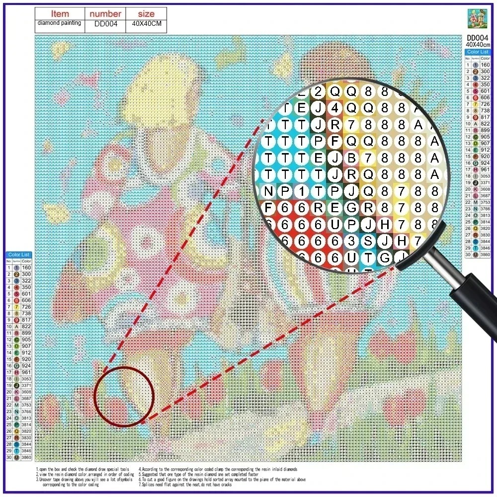 Pikachu Diamond Painting Kit Square Round Diamond DIY Japanese Cartoon Anime Mosaic Handmade Art