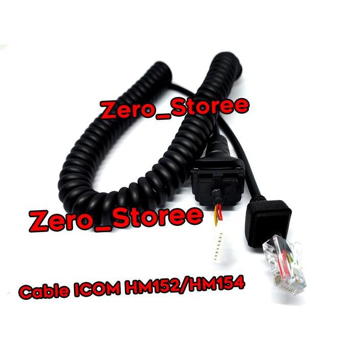 Kabel Mic Icom HM152 Kabel MIG HM-152 Kabel MIK HM 152 ICOM spiral