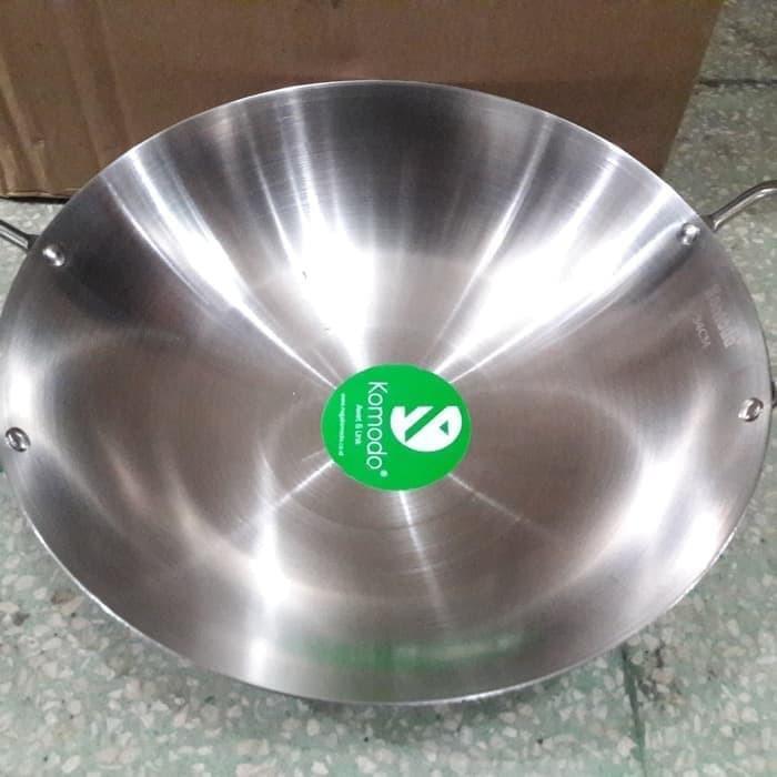 50 Cm Kuali Komodo Wajan Penggorengan Stainless I Wajan Kamilia Komodo