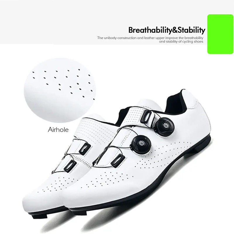 New Cycling Shoes Men's Self-locking Racing Road Cycling Sports Shoes Lockless Training Shoes