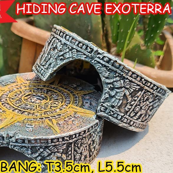 DISKON HIDING CAVE EXOTERRA AZTEC GECKO BALL PHYTON ULAR SULCATA PARDALIS