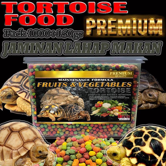 DISKON Makanan pakan premium tortoise kura-kura darat sulcata hermani torto food