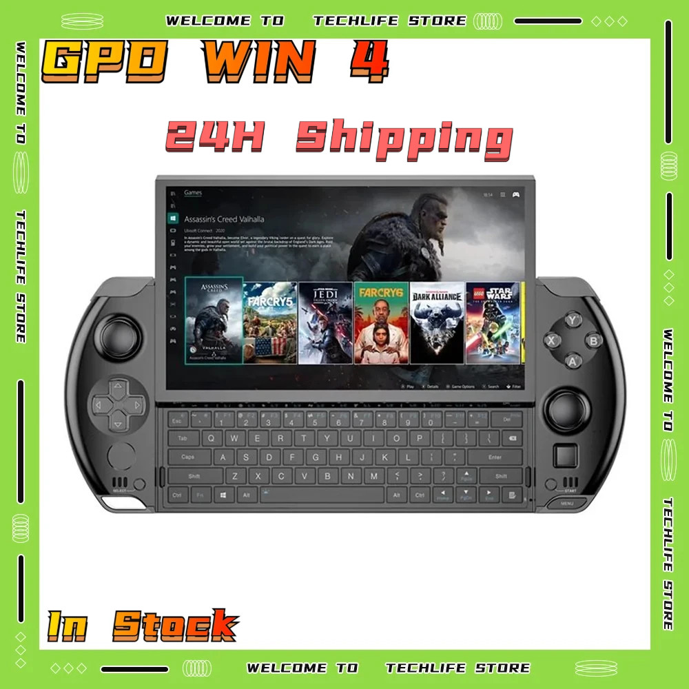 GPD WIN 4 Handheld Gaming Portable Laptop Mini PC 32GB RAM 1TB 2TB SSD AMDR7 8840U HX370 Processor
