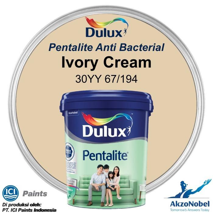 Cat Dulux Pentalite Antibac 2.5 Lt - Ivory Cream 30Yy 67/194