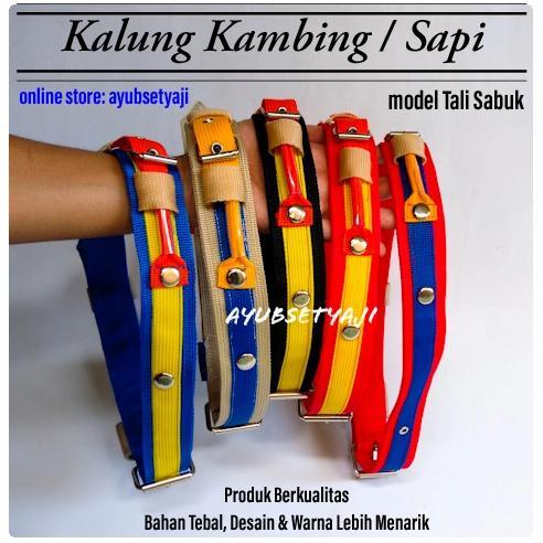 Kalung Sapi Kambing Aksesoris Tali Lonceng Kuningan Krincingan Klintingan Kerbau Kuda Kalung Sabuk