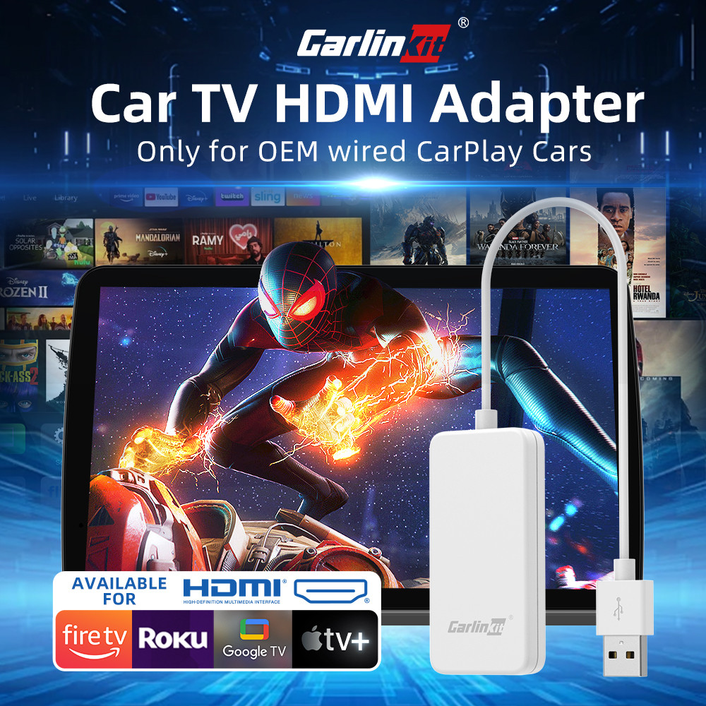 CarlinKit Car TV Mate Converter for Google Fire TV Stick Digital Video Multimedia HDMI Input USB