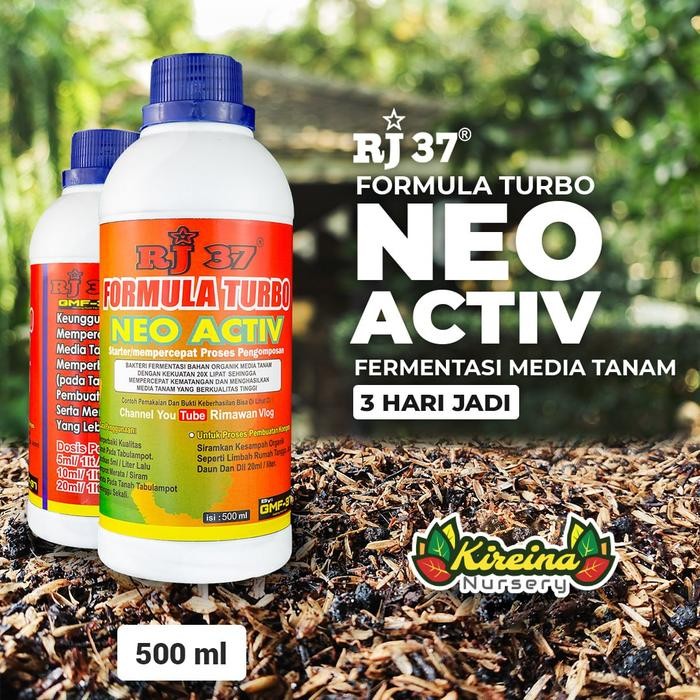 uikb Rj 37 Neo Activ 500 Ml - Formula Turbo Fermentasi 3 Hari