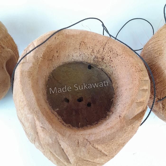 :::::::] Kerajinan Pot bunga Bahan Batok serabut kelapa motif Bervariasi