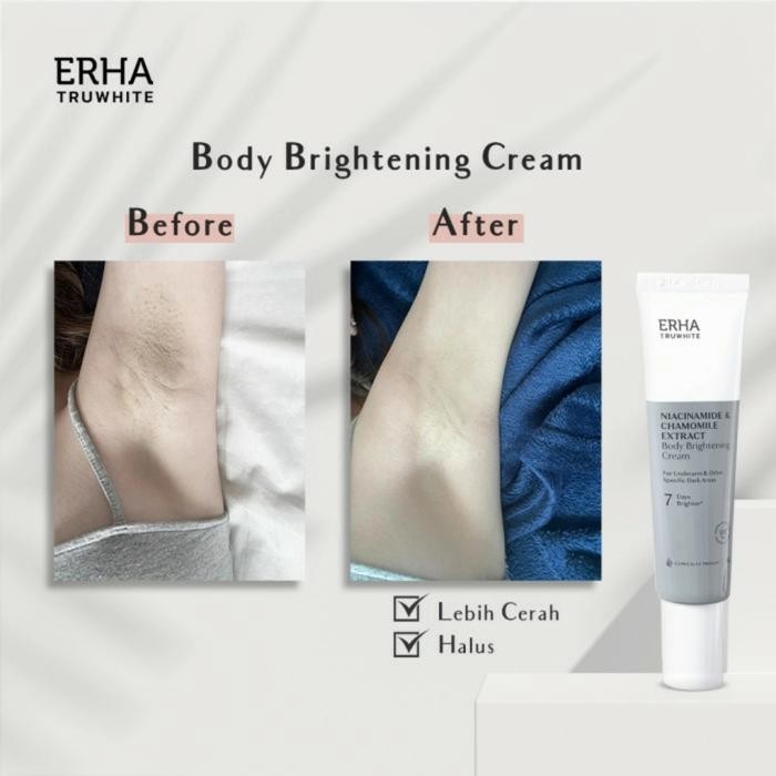 ERHA TRUWHITE PEMUTIH KETIAK LUTUT DAN SIKU TRUWHITE BRIGHTENING CREAM