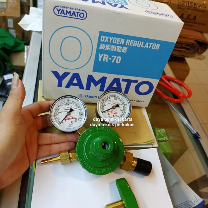 YAMATO REGULATOR OXYGEN STANDAR YR-70 - REGULATOR GAS OKSIGEN ORIGINAL
