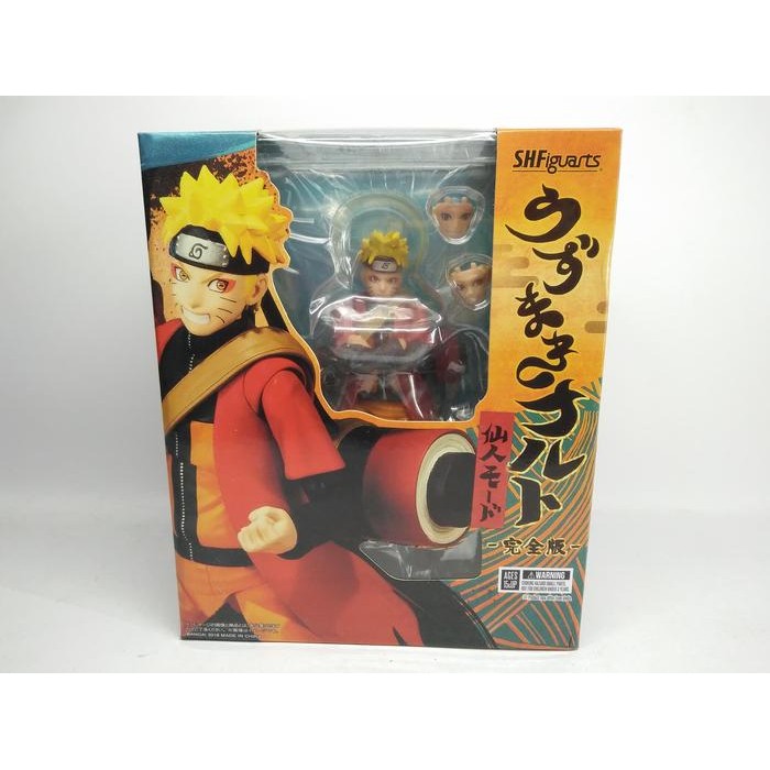 SHF NARUTO SHIPUUDEN NARUTO SENNIN SAGE MODE INC RASENGAN HOKAGE NEW KODE 1053