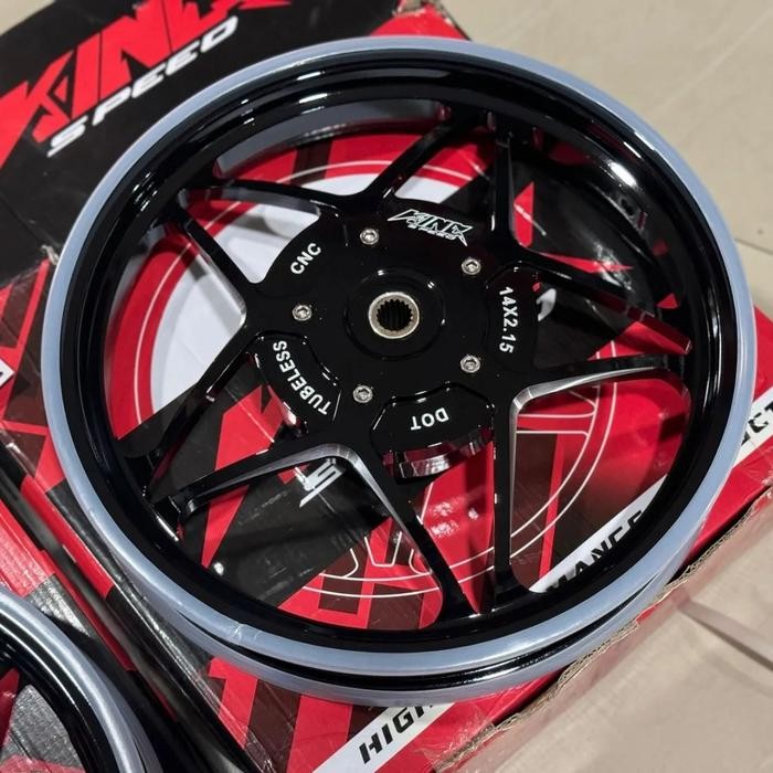 Velg vnd mio cnc ring 14 lebar 160 185 velg mio cnc x1r mio kingspeed