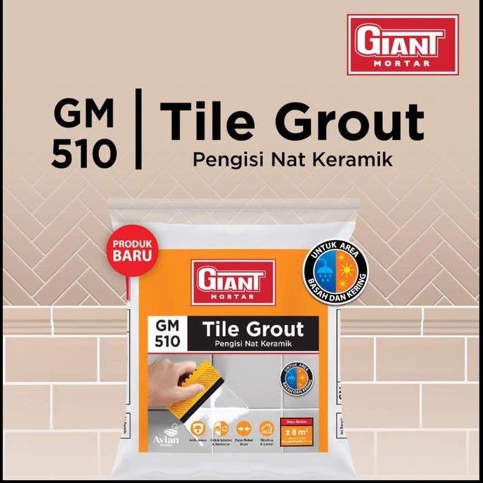 Giant Mortar 510 / Pengisi Nat Keramik / Oker