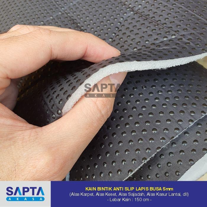 WowMurah- Kain Bintik Anti Slip Satin Lapis Busa 5Mm (Alas Karpet/Alas Keset)