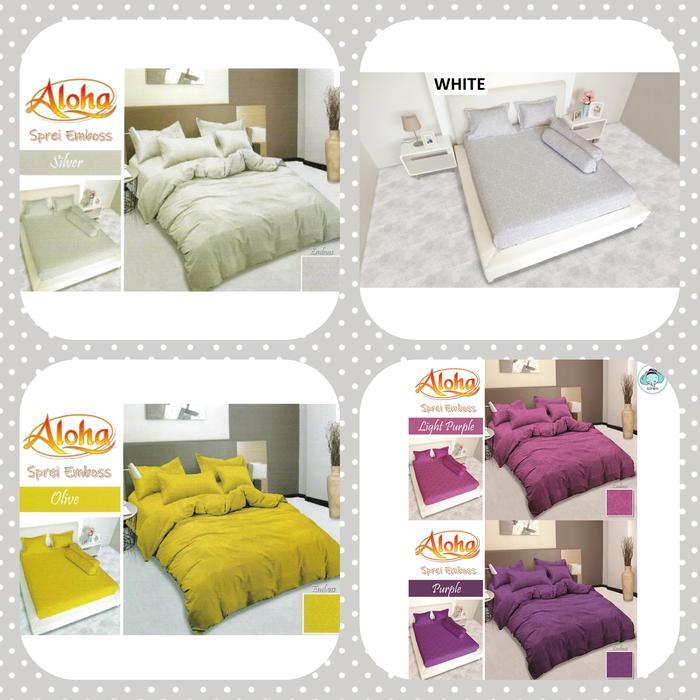 ..- Sprei Polos / Emboss Aloha Single 120X200