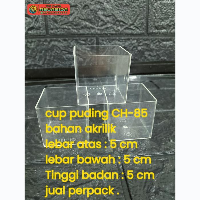 cup puding akrilik jelly CH-85 10 pcs