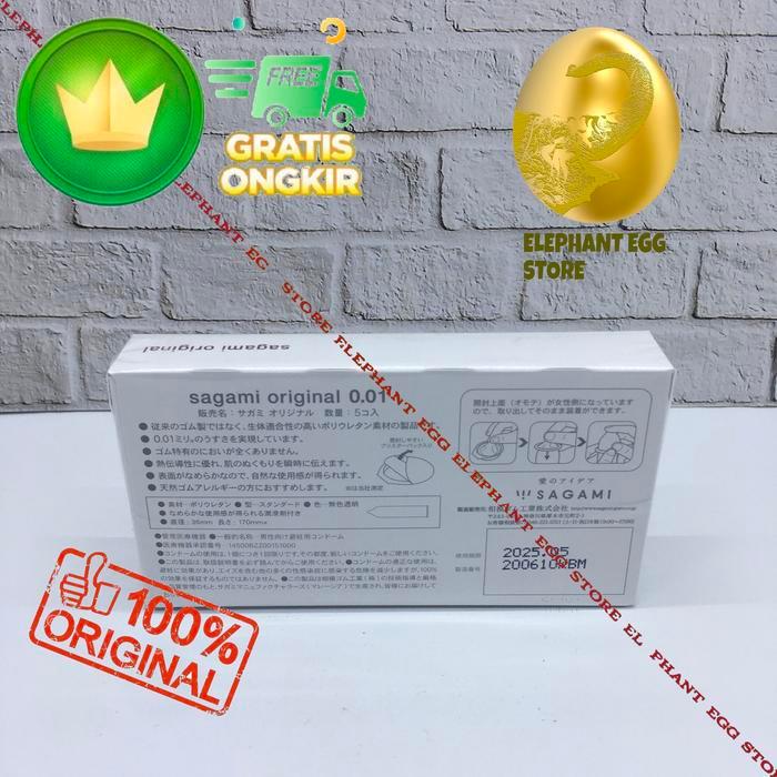 vts1- Kondom Sagami Original 001 0.01 Isi 5 Pcs