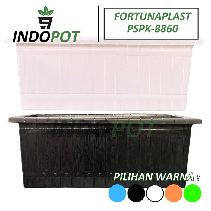 Pot Tinggi Segi Panjang Besar 60cm Gentong SGP Fortuna Plast 8860 Berbagai Macam Warna
