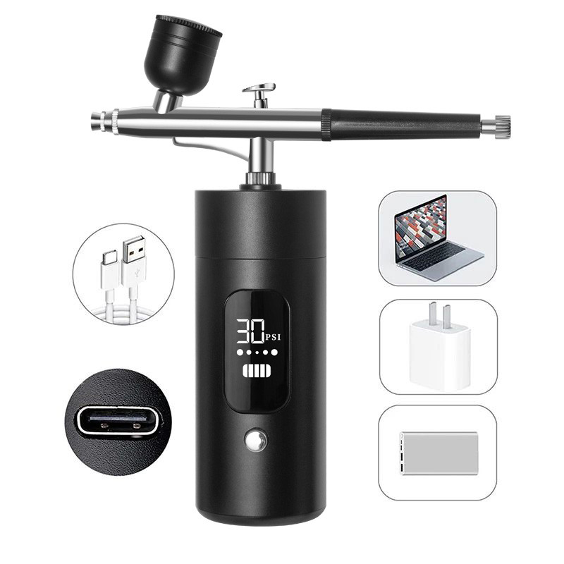 Airbrush with Compressor Airbrush Painting Mini Spray Gun for Painting Electric Paint Gun Airbrush