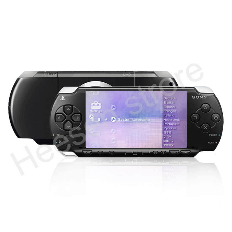 Original black PSP refurbished PSP for Sony PSP 1000 PSP-1000 game console with 16 32GB 64GB 128GB m