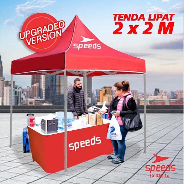 Speeds - Speeds Tenda Jualan Ukuran 2X2 Meter / Tenda Lipat Jualan Outdoor Bahan Kain Terpal Anti