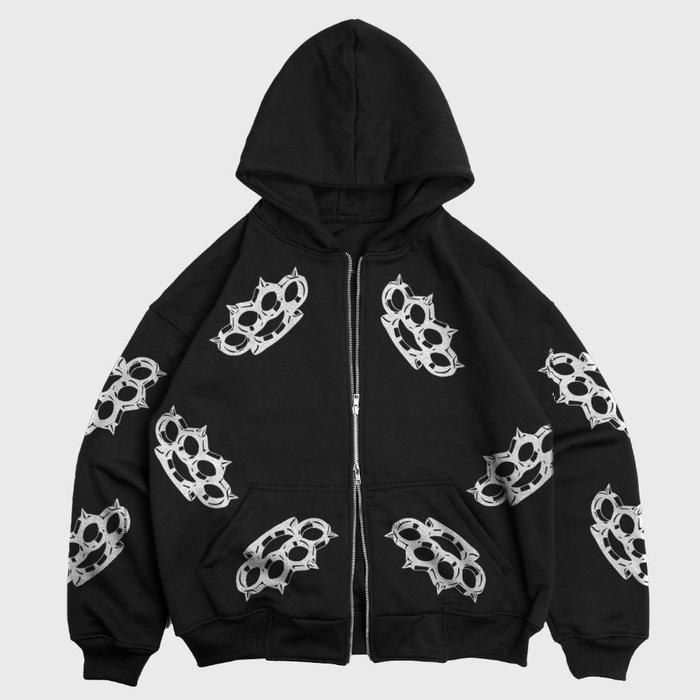 SALE TRUTH HOODIE BOXY DOUBLE ZIPPER EQUIPMENT