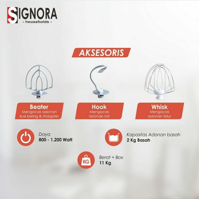 Mixer Signora La Rose 5,5 Liter Mixer Roti