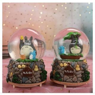 Totoro Bola Salju Music Box Snow Globe Ghibli