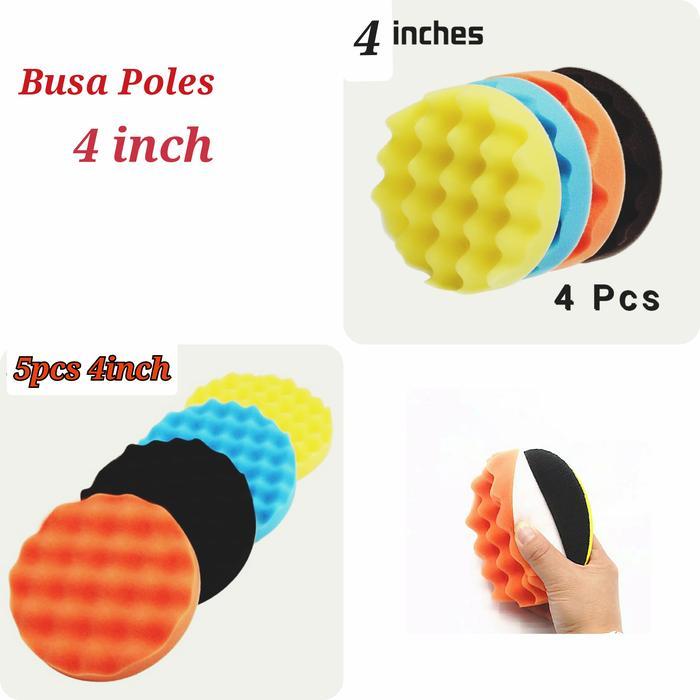 Busa Poles 4 Inch 4Pcs Wax Compund Polish