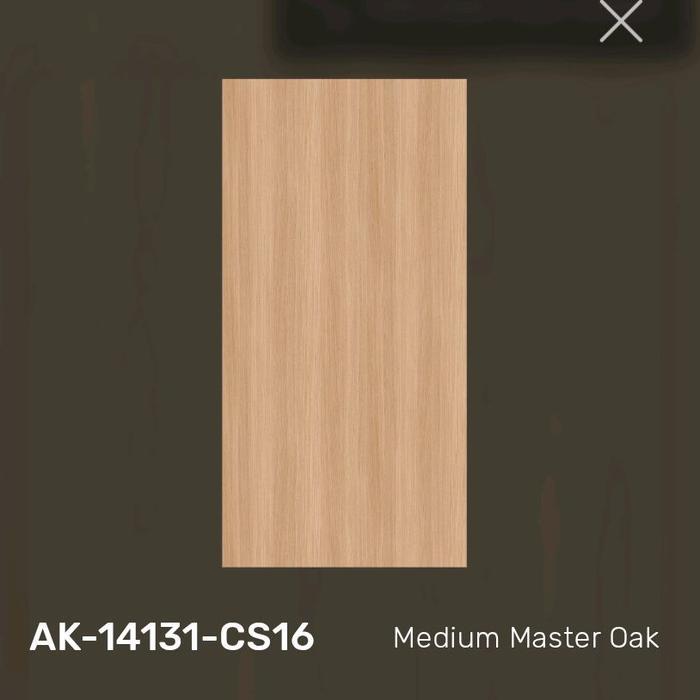 HPL AICA AK 14131 CS16 MEDIUM MASTER OAK JENIS KAYU MEDIUM MASTER OAK HARGA PER LEMBAR