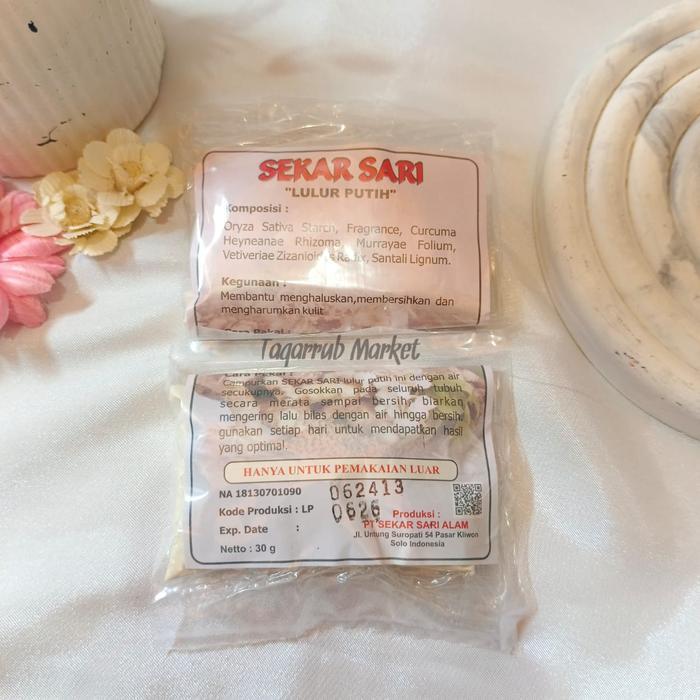 i0cc- (1 Pack) Lulur Kuning Sekar Sari Wangi - Lulur Tubuh Badan Body Spa Salon Lulur Badan