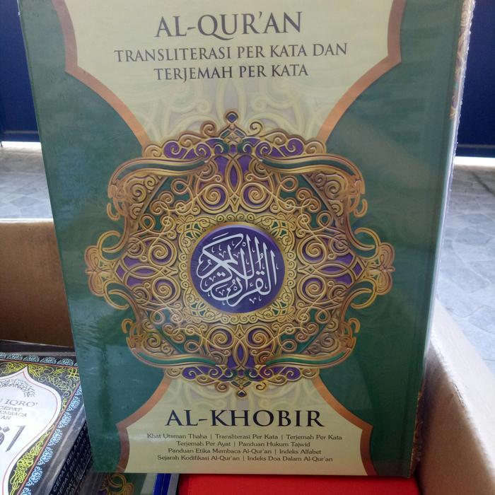 Sedia Alquran Al khobir terjemah A4-Al quran Al-khobir A4 terjemah-translite