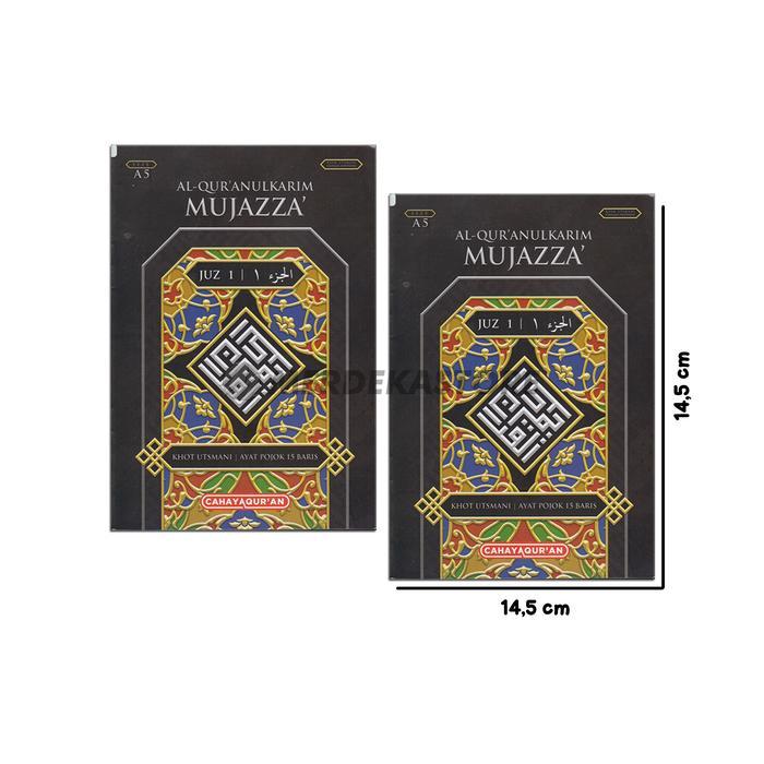 Sedia MUJAZZA' KHOT UTSMANI PerJuz / Per Juz = Al Quran / AlQuran Full 30 Juz Terpisah Per Juz Al