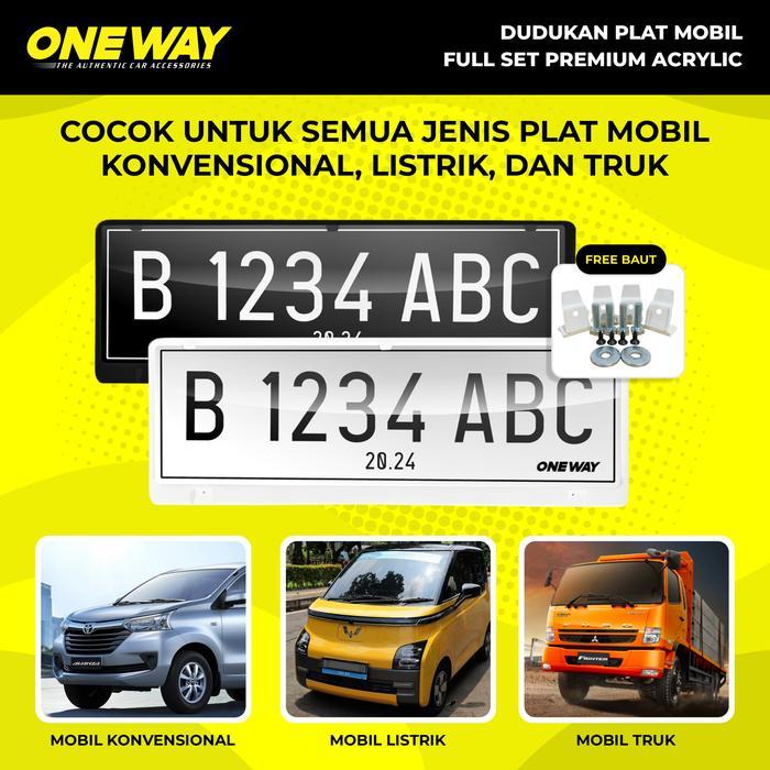 fgq6- Brio Crz Freed Tatakan Dudukan Plat Nomor Mobil Akrilik Mika Oneway