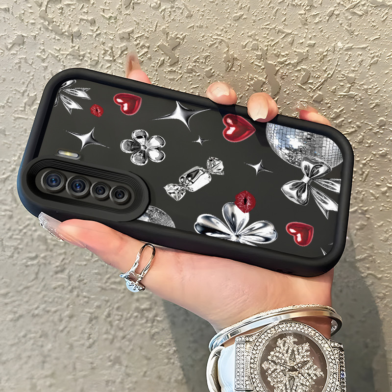 Casing Hp OPPO A91 OPPO F15 OPPO Reno 3 Case Casing Beruang Leopard pola HP Kasing Silikon Softcase 