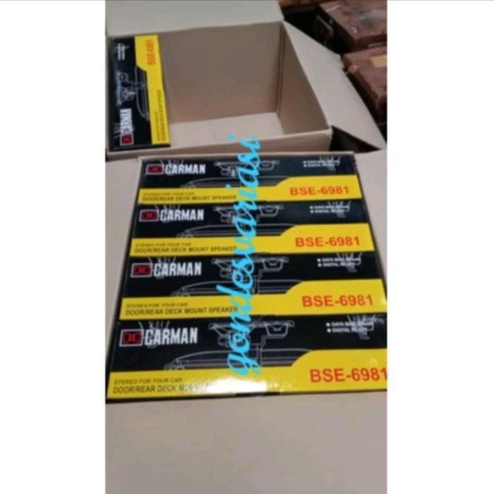 Speaker Oval Buat Mobil Boston Bse 6981 Sepasang