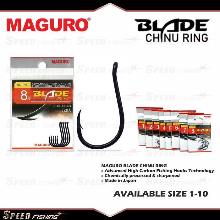 Kail Pancing Maguro Blade Chinu Ring Hook Mata Kail Carbon