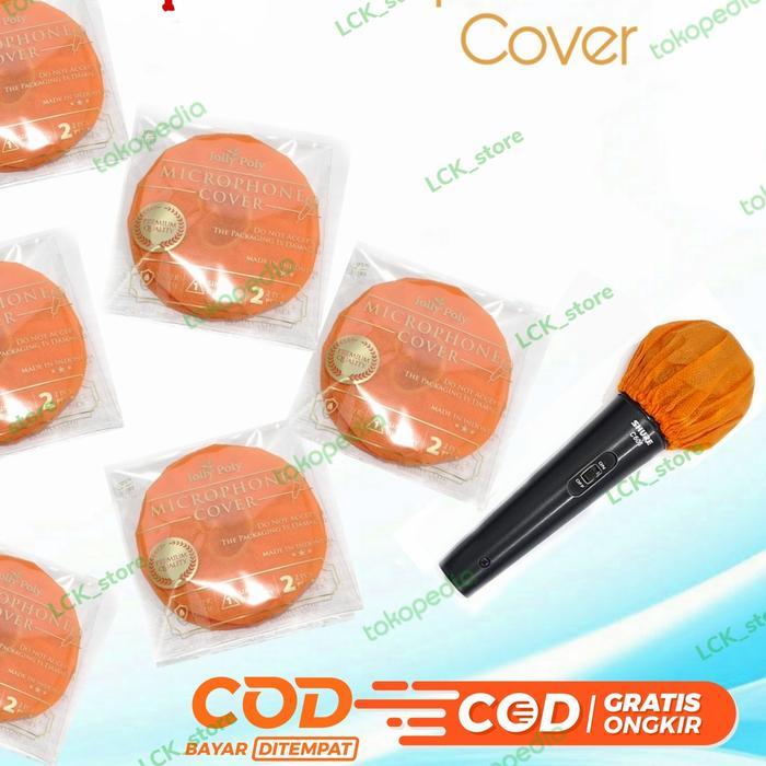 Cover Microphone /Cover Mic /Sarung Microphone/Tisu Mic/Pembungkus Mic Original