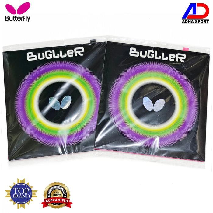 ORIGINAL Butterfly BUGLLER Karet Bintik Serang Bet Pingpong / Rubber Bat / Blade Pingpong