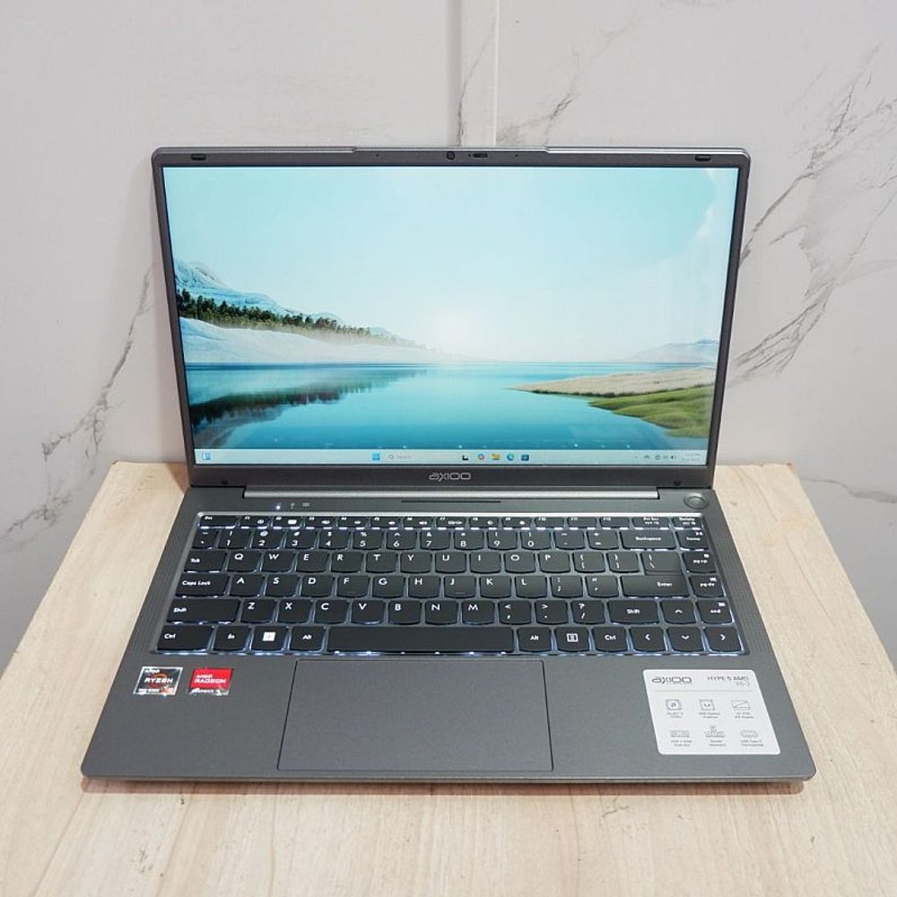 Laptop Axioo Mybook Hype 5 AMD X5-2 AMD Ryzen 5 7430U RAM 8GB SSD 256GB Cocok Untuk Canva Second Ber