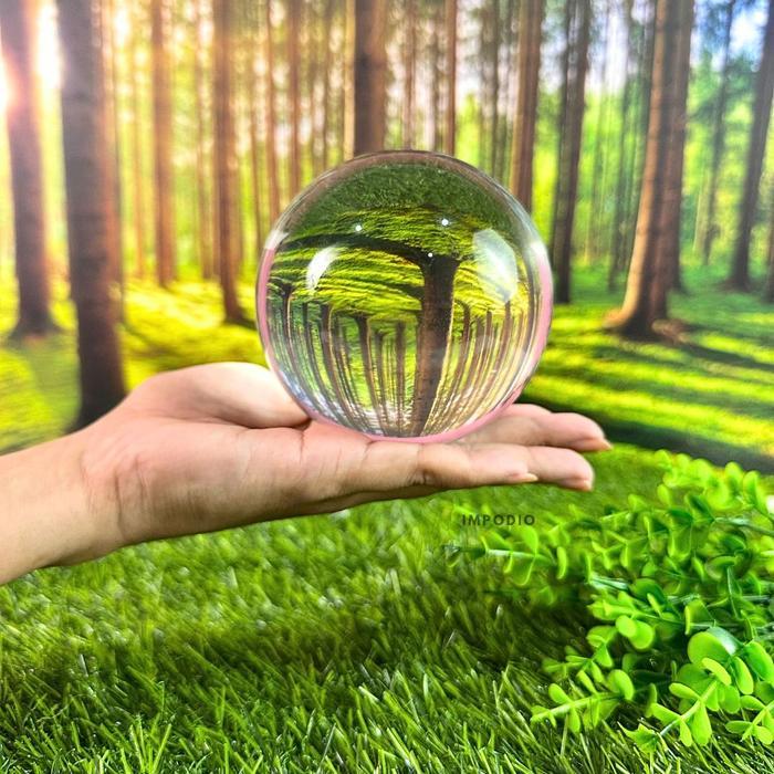 IMPODIO Bola Kristal Fotoi Super JUMBO Size - Crystal Ball Artificial Props Foto