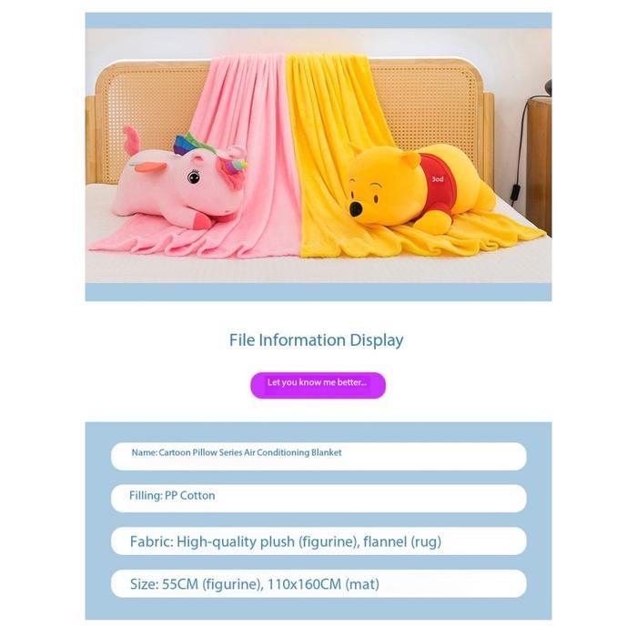 READY Terlaris Bantal Selimut Boneka / Boneka Multifungsi Bantal, Selimut / Bantal Selimut Lembut