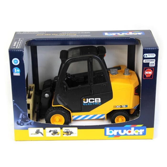 Bruder 2512 JCB truk with Pallet - Mainan Miniatur Mobil Forklift Anak Permainan