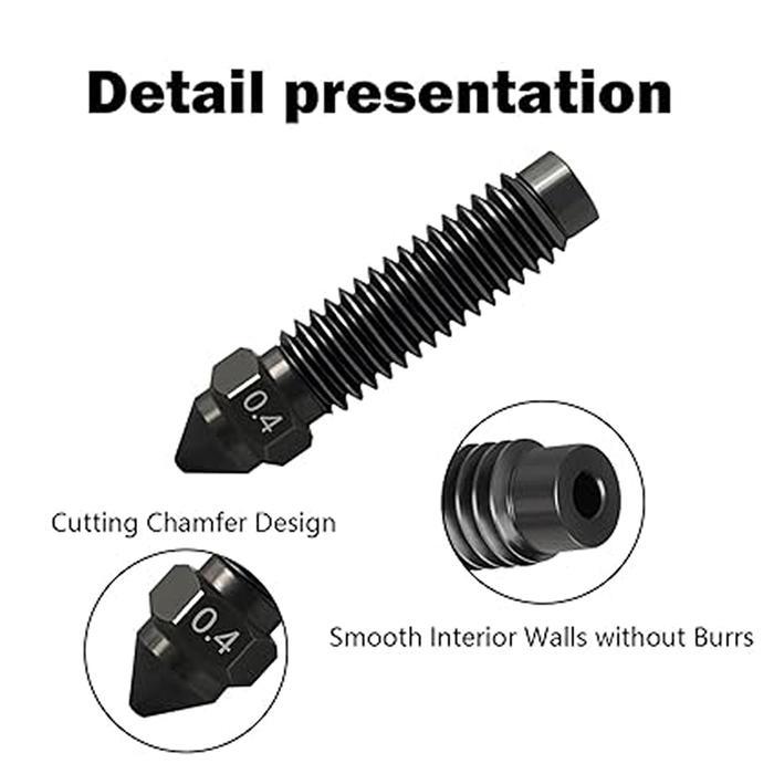 3D Printer Parts Elegoo Cmp Hardened Steel Nozzle Elegoo Centauri Carbon