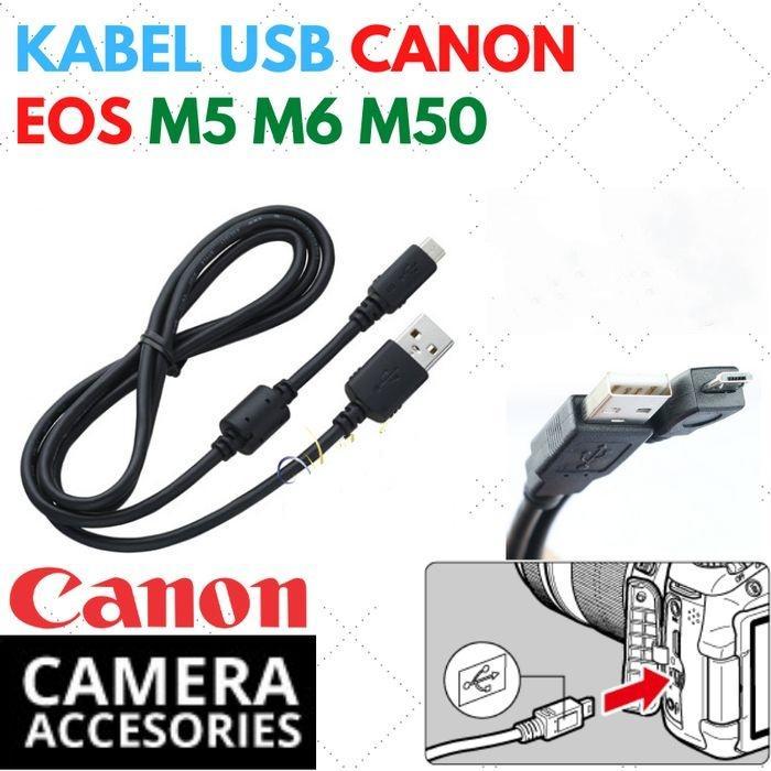 Terbaru Kabel Data Micro Usb Kamera Canon Eos M5 M6 M50 G5 G9X Sx740 Premium