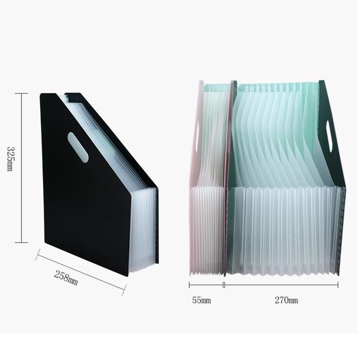 Standing File A4 File Folder Dokumen Rak File Dokumen Tas Dokumen File 13 Sekat