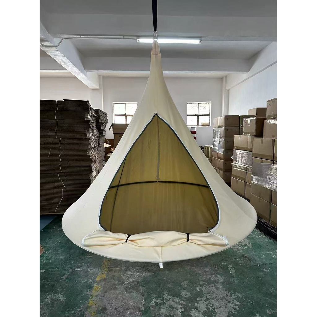 Hanging Tent Leisure Suspension Double Butterfly Hammock Outdoor Sofa Tent Camping Shade Tent Swing