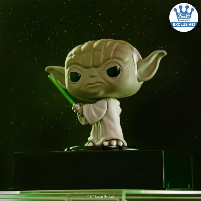 ORIGINAL FUNKO POP DIECAST METAL STAR WARS JEDI MASTER YODA LIGHTSABER