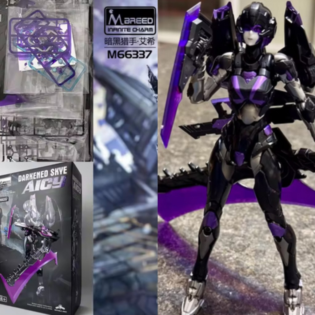 M Breed Infinite Charm M66337 AICY Darkened Skye Arcee Transformation Assembly Model Kit Action