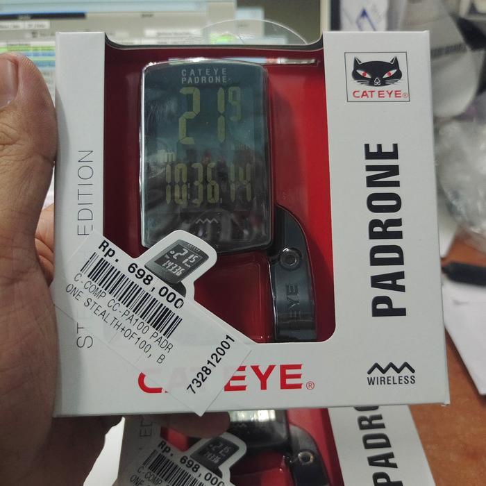 Speedometer Cateye Padrone Stealth Comp Cc-Pa100 + Of100